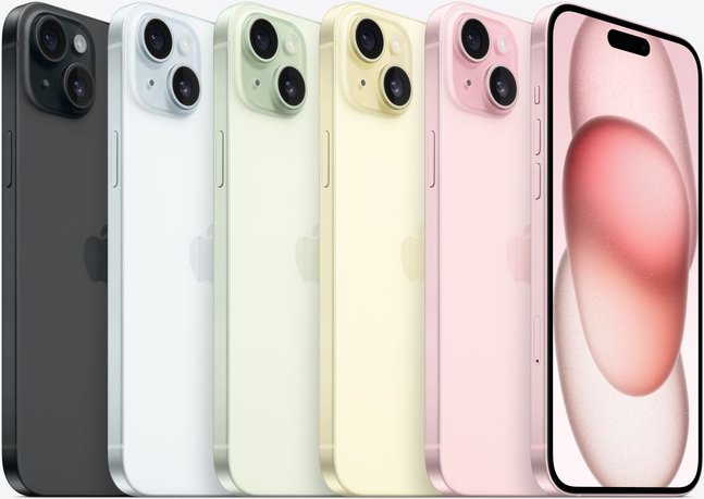 Apple iPhone 15 Plus 5G A3093 Dual SIM TD-LTE JP CA MX SA 128GB (Apple iPhone 15,5)