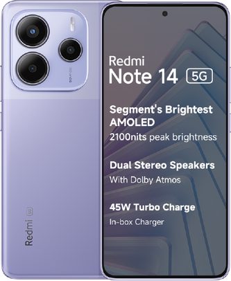 Xiaomi Redmi Note 14 5G Standard Edition Global Dual SIM TD-LTE 256GB 24094RAD4G (Xiaomi Beryl)